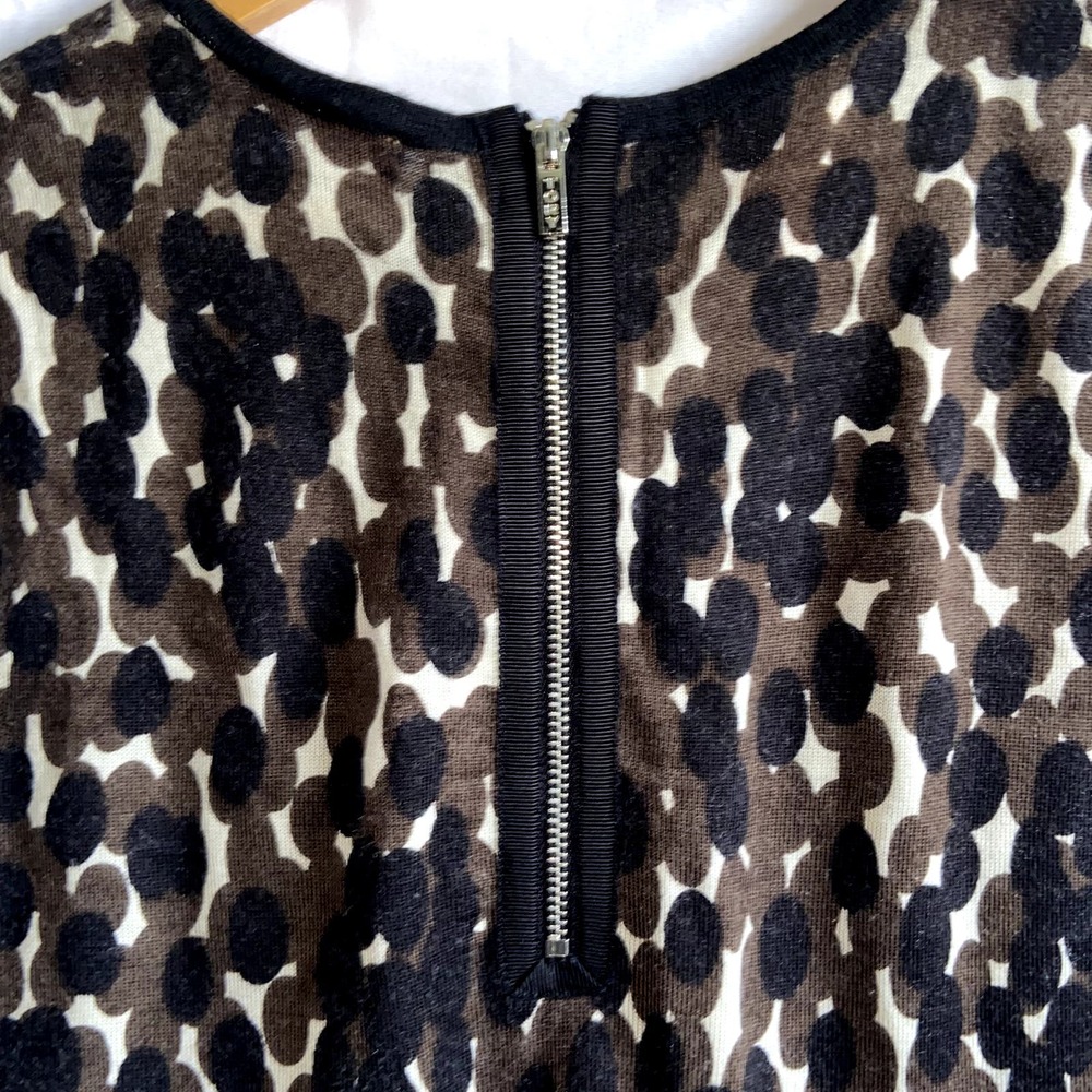 Tory Burch 100% Merino Wool Leopard Print Tank Top Size Small ! - Picture 3 of 5